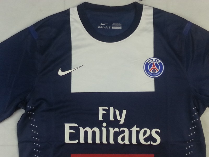 13-14 PSG Home Soccer Jersey Shirt(Player Version) - Click Image to Close